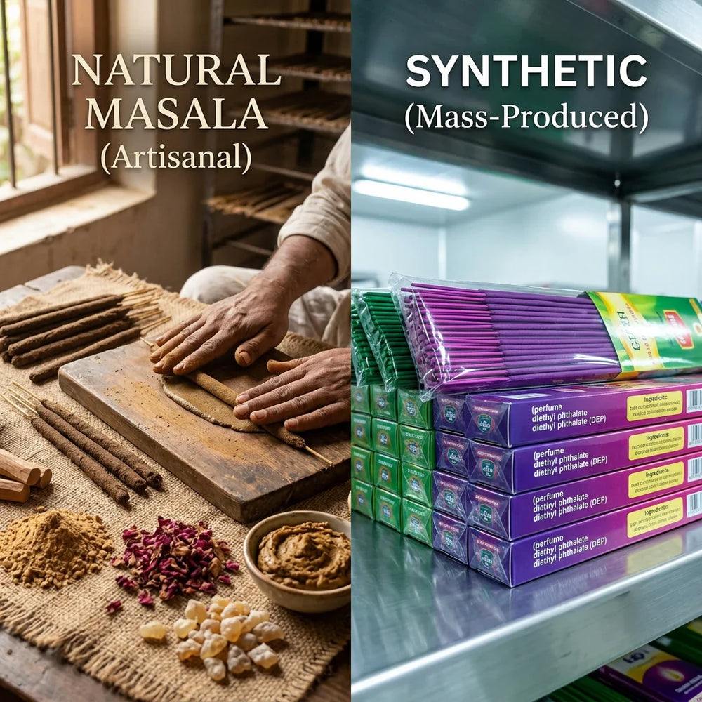 Natural vs. Synthetic Agarbatti — What the Difference Actually Means