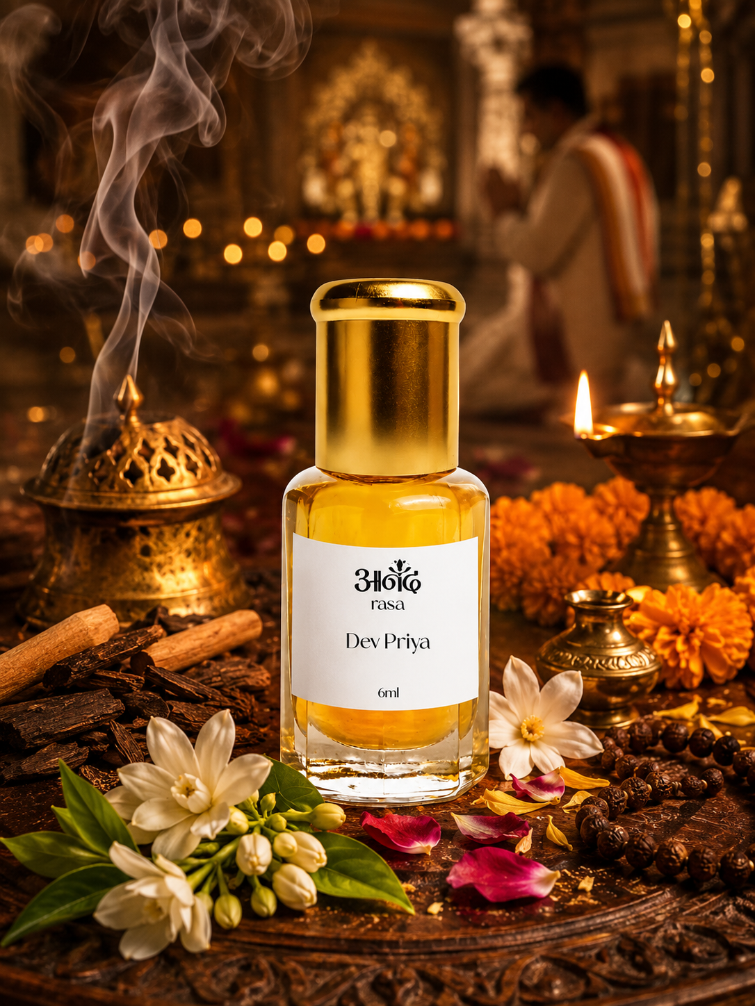 Dev Priya Dev Priya — alternate view, handcrafted luxury Indian perfume oil | Anand Rasa