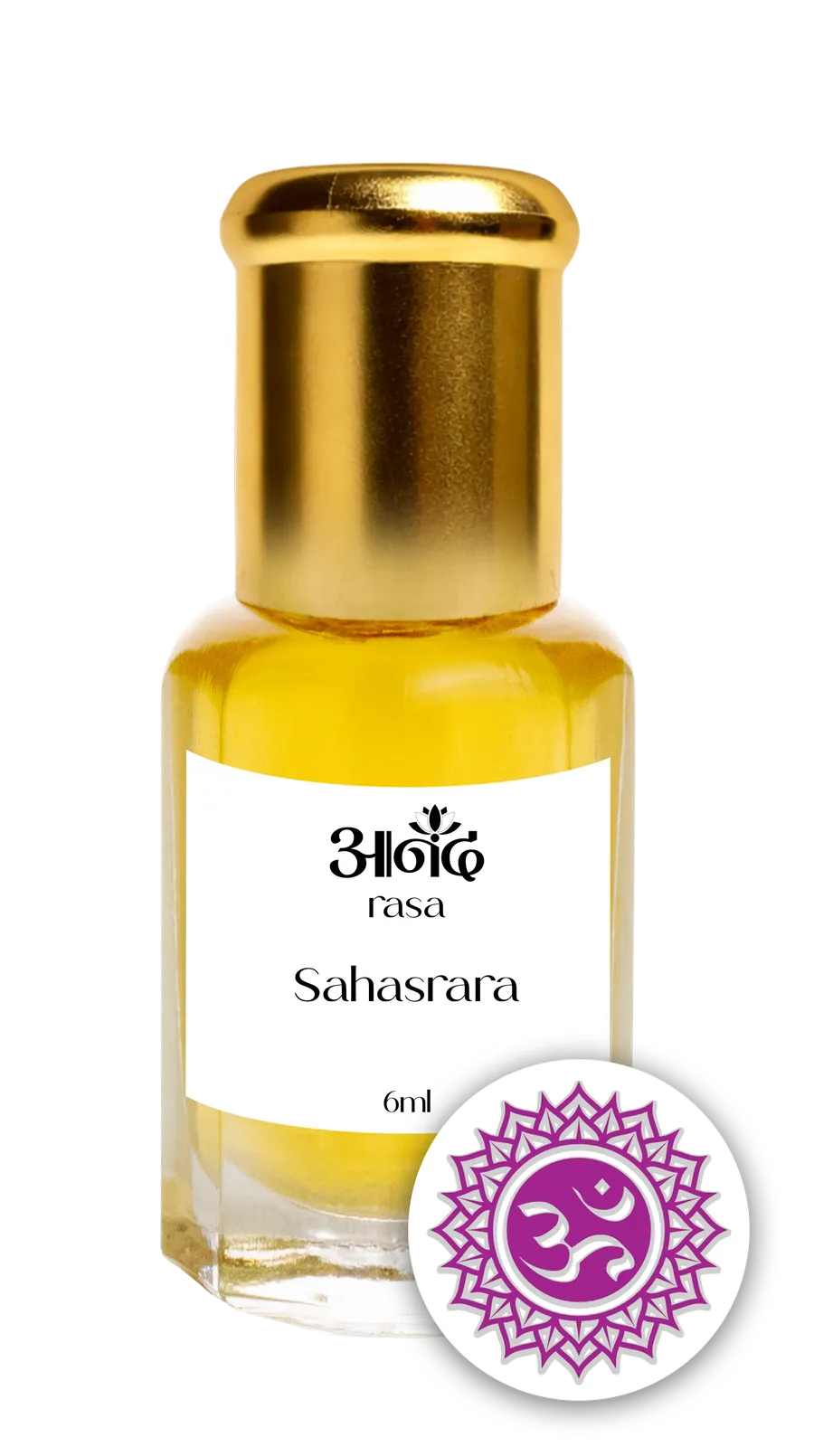 Sahasrara – Crown Chakra Oil Sahasrara – Crown Chakra Oil — luxury Chakra attar, chakra-aligned spiritual perfume oil | Anand Rasa