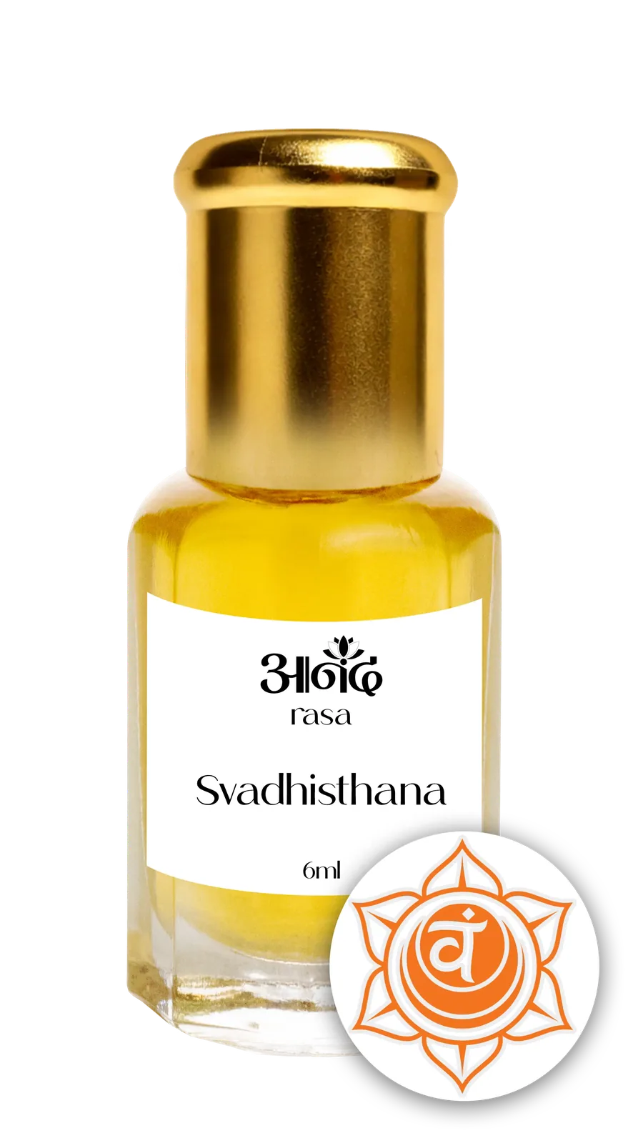 Svadhisthana – Sacral Chakra Oil Svadhisthana – Sacral Chakra Oil — luxury Chakra attar, chakra-aligned spiritual perfume oil | Anand Rasa