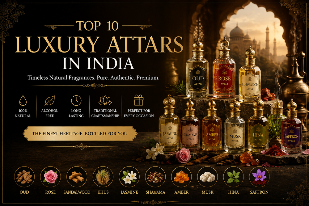 Top 10 Luxury Attars in India: Timeless Natural Fragrances Worth Experiencing