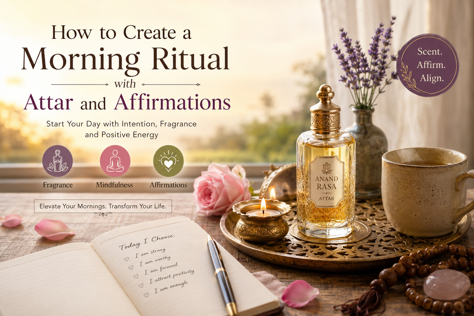 How to Create a Morning Ritual with Attar and Affirmations