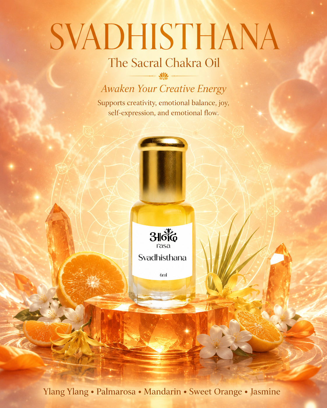 Svadhisthana – Sacral Chakra Oil