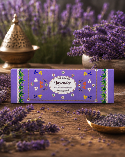 Lavender Incense Stick - handcrafted attar - Anandrasa