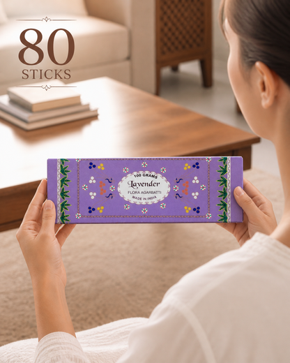 Lavender Incense Stick - handcrafted attar - Anandrasa