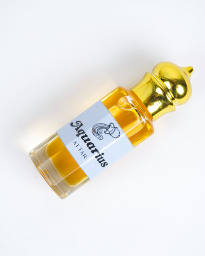 Aquarius Zodiac Attar - handcrafted attar - Anandrasa