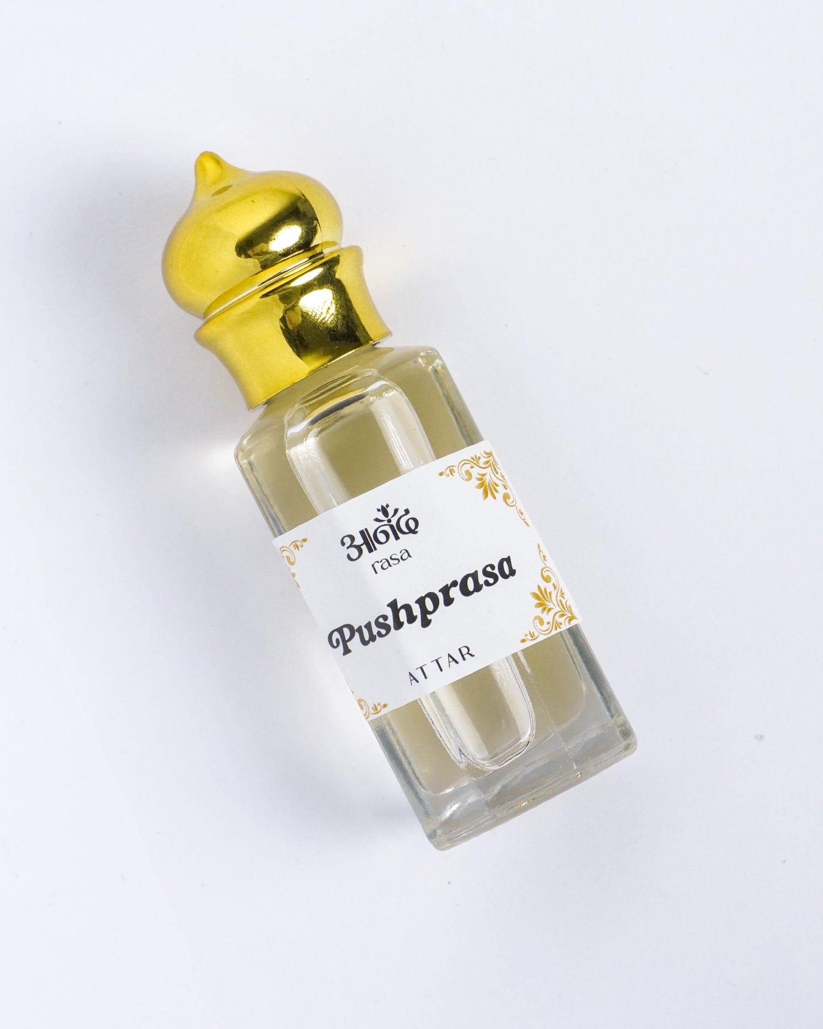 Pushprasa Attar — alternate view, handcrafted luxury Indian perfume oil | Anand Rasa