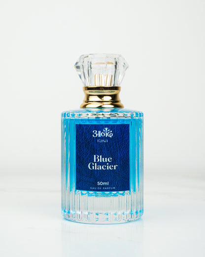Blue Glacier Perfume | Fresh Aquatic Fragrance - handcrafted attar - Anandrasa