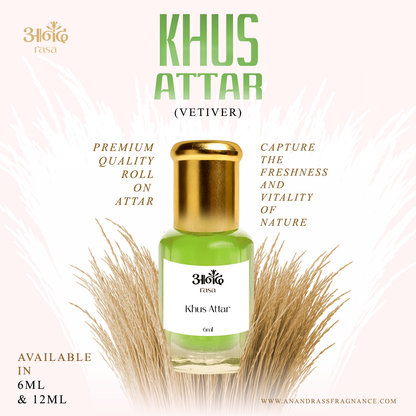 Sakoon-e-Khus - handcrafted attar - Anandrasa