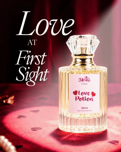 Love Potion Perfume | Strawberry & Vanilla Fragrance - handcrafted attar - Anandrasa