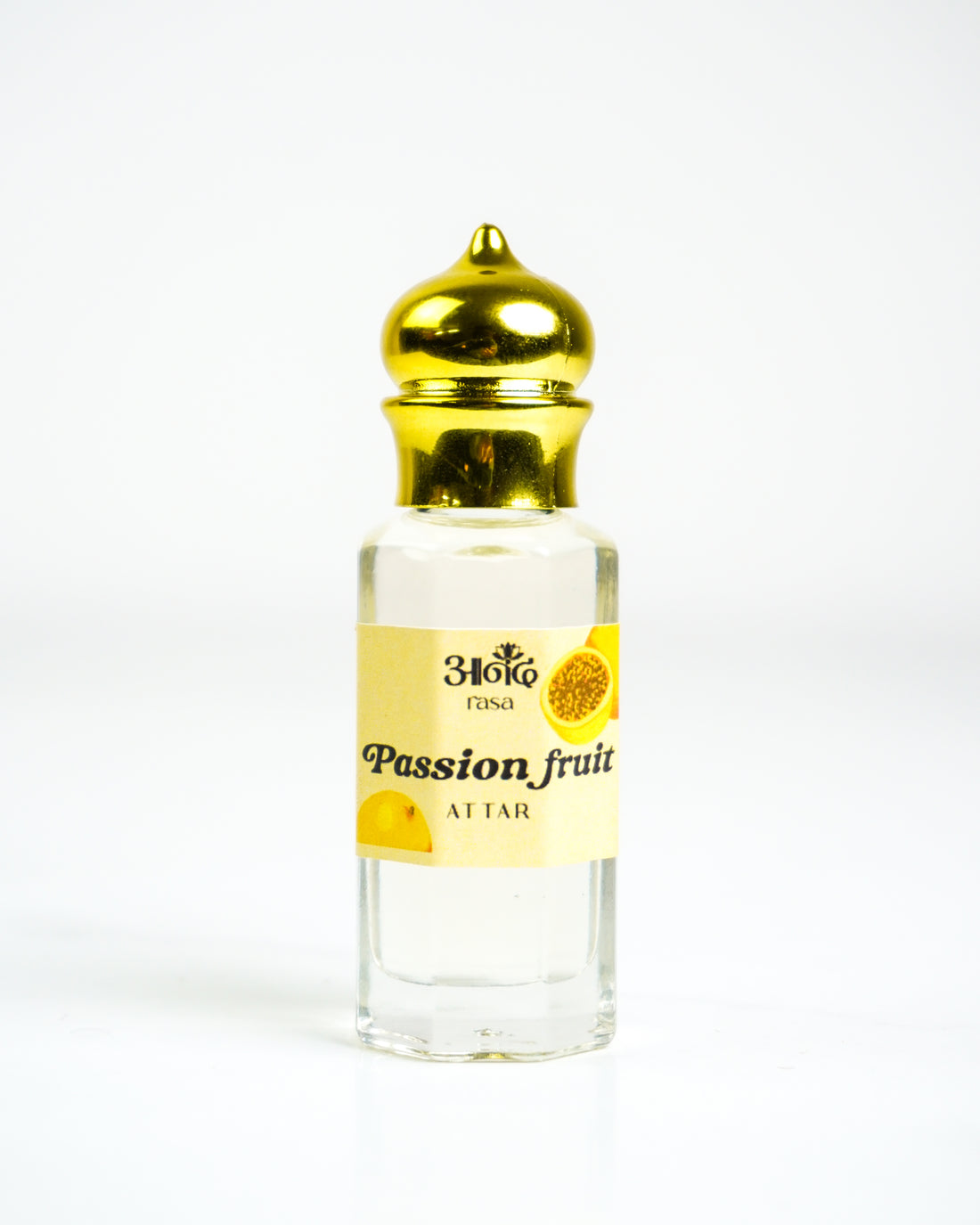 Premium Passion Fruit Attar fragrance bottle by Anand Rasa
