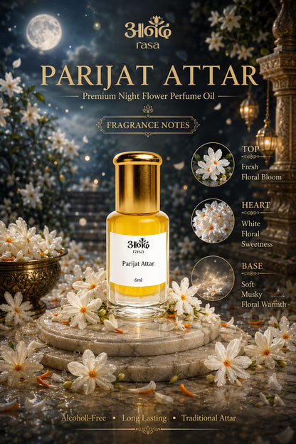 Parijat Attar - handcrafted attar - Anandrasa
