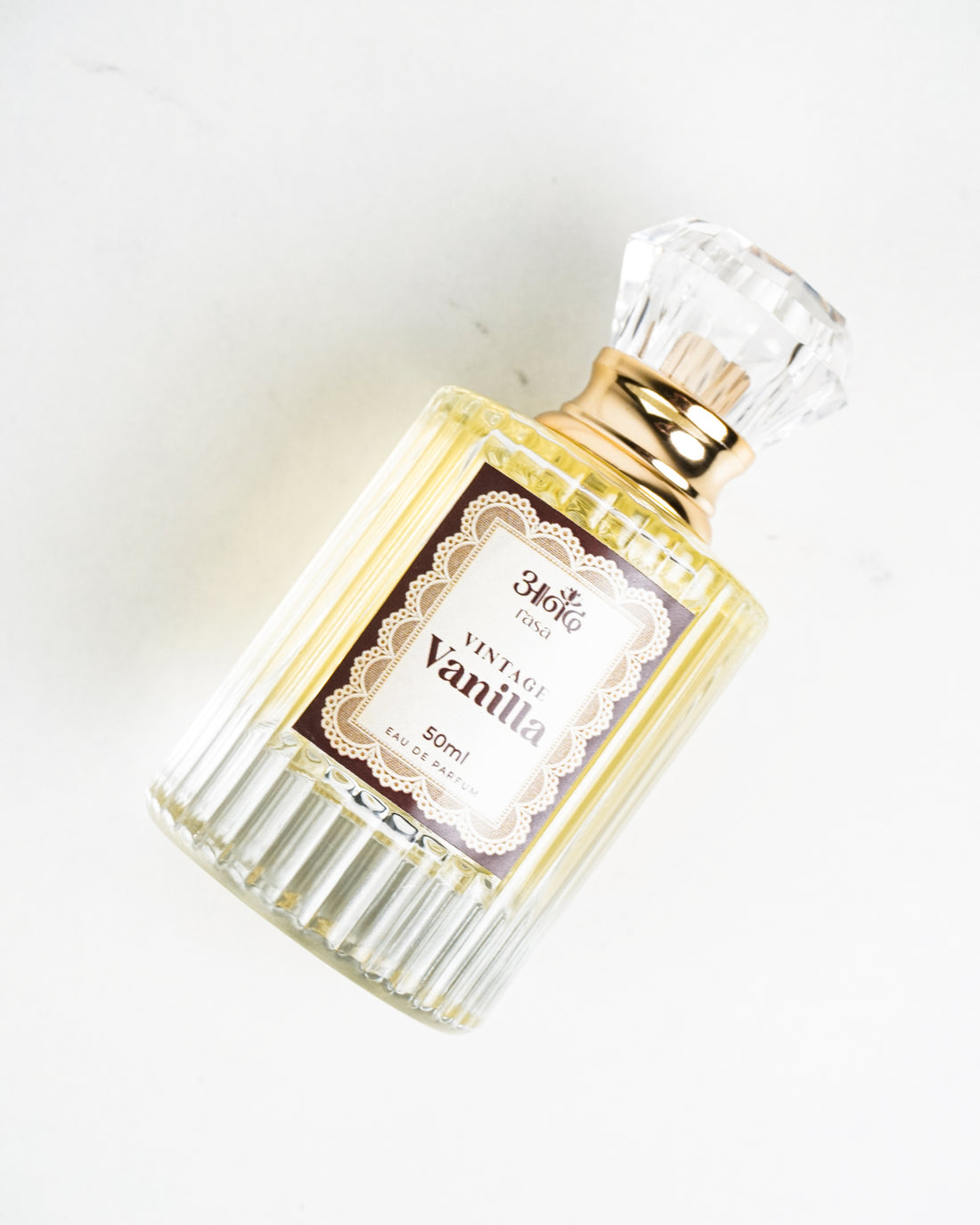Snake Toy Vintage Vanilla 50ml Eau de Parfum perfume bottle with gold cap and clear faceted lid