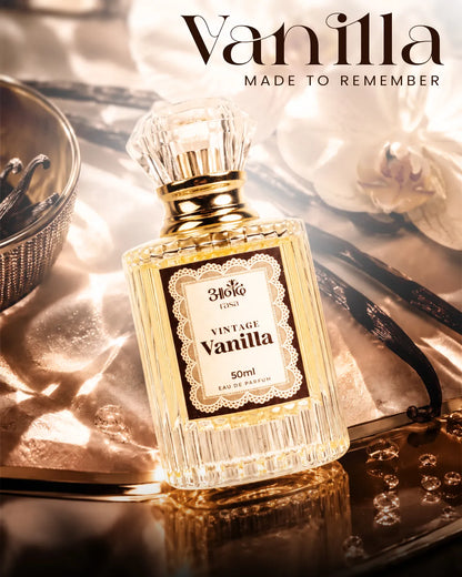 Vintage Vanilla Perfume | Vanilla & Amber - handcrafted attar - Anandrasa