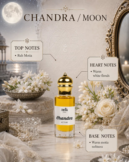 Chandra Attar – Moon Attar - handcrafted attar - Anandrasa
