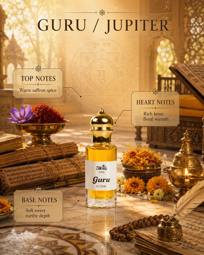 Guru Attar – Jupiter Attar - handcrafted attar - Anandrasa