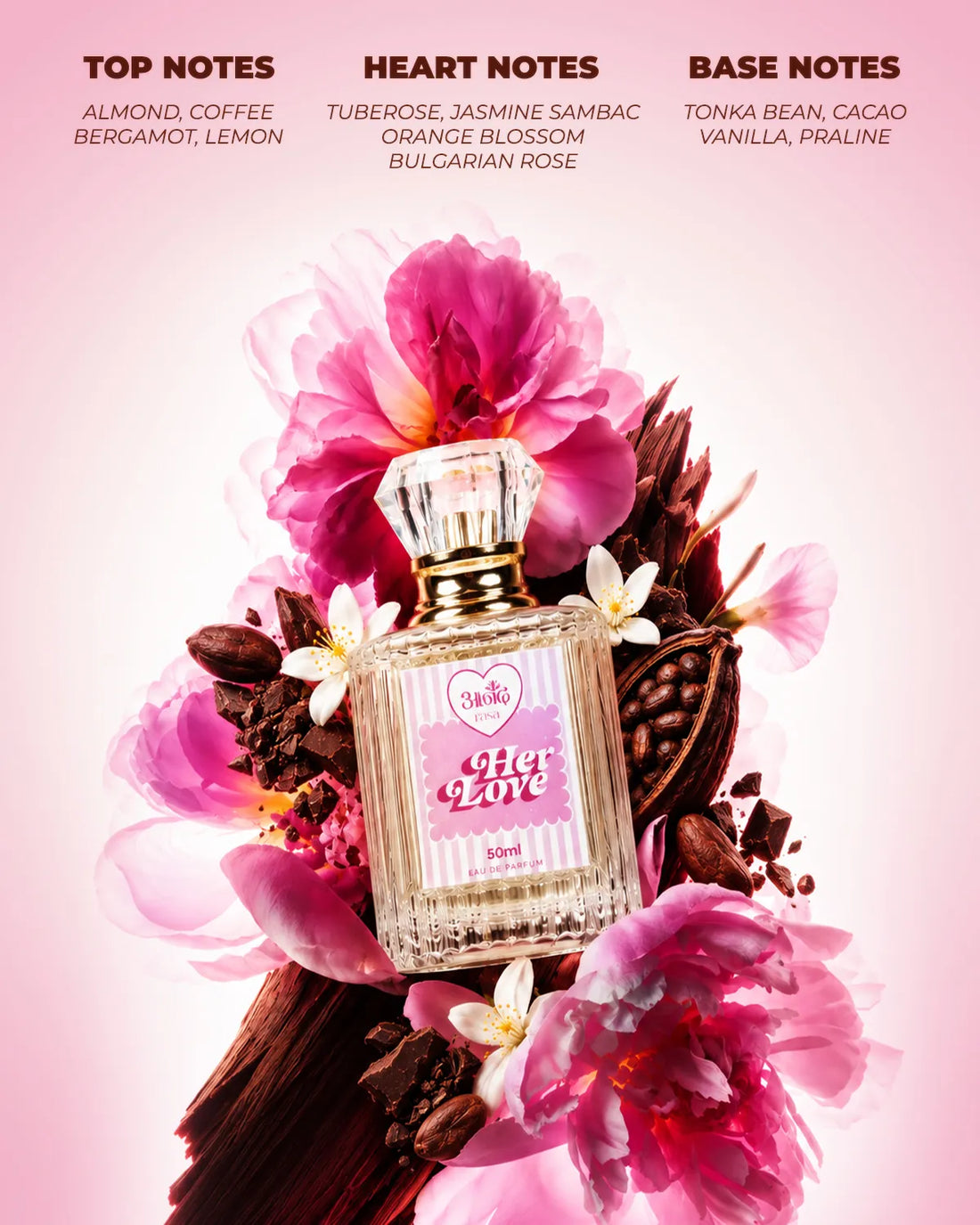 Her Love Perfume | Almond & Coffee Fragrance