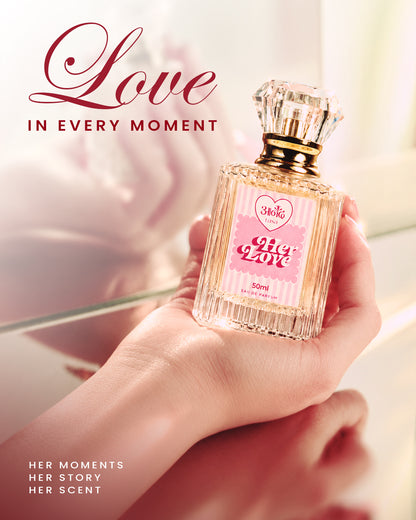 Her Love Perfume | Almond & Coffee Fragrance - handcrafted attar - Anandrasa