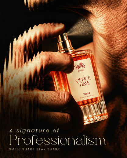 Office Time Perfume | Fresh Woody Fragrance - handcrafted attar - Anandrasa