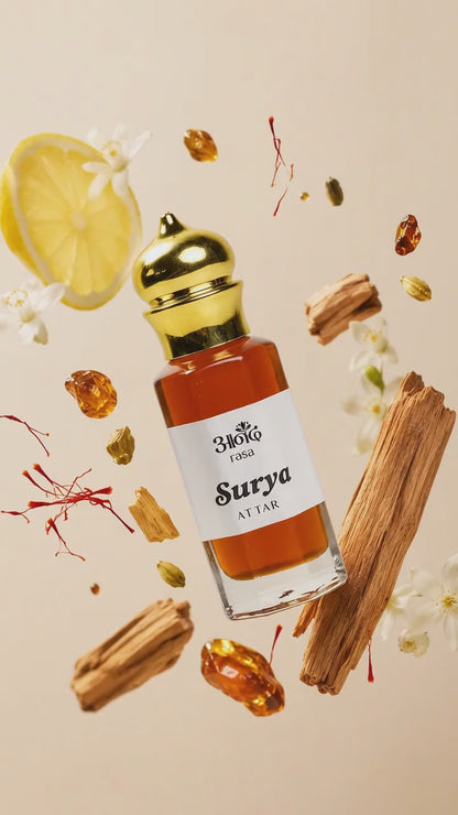 Surya Attar – Sun Attar - handcrafted attar - Anandrasa