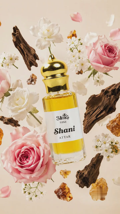 Shani Attar - Saturn Attar - handcrafted attar - Anandrasa