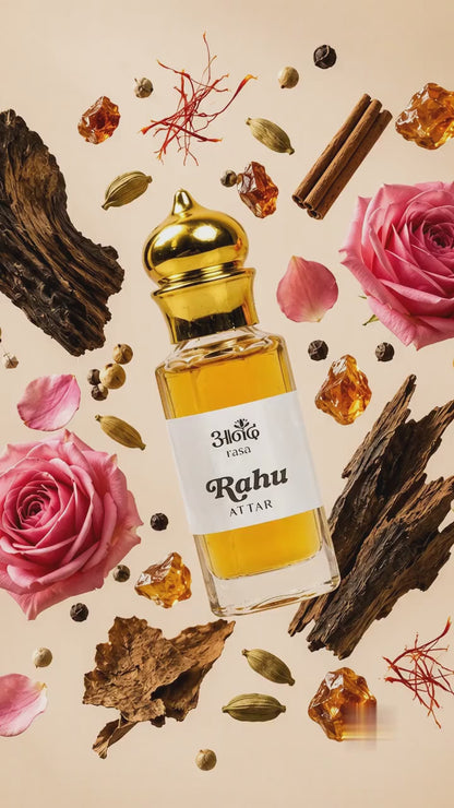 Rahu Attar - North Lunar Attar - handcrafted attar - Anandrasa
