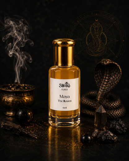 Maya - The Illusion - Rahu Attar - handcrafted attar - Anandrasa