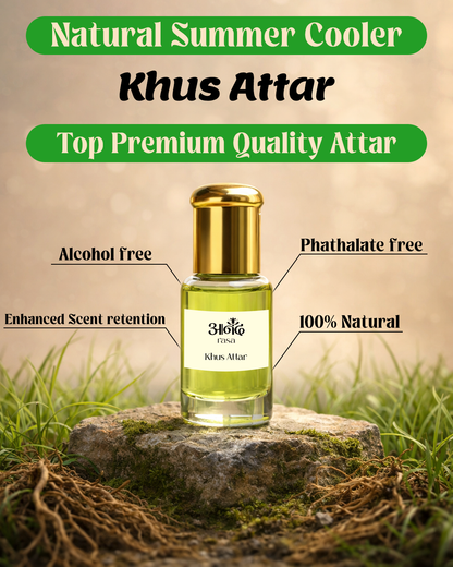 Sakoon-e-Khus - handcrafted attar - Anandrasa
