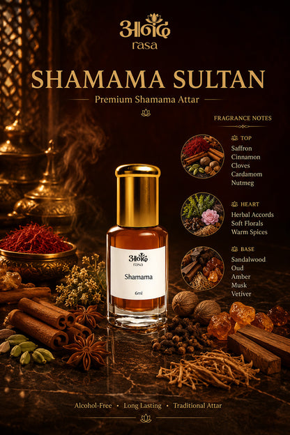 Shamama Sultan Attar - handcrafted attar - Anandrasa