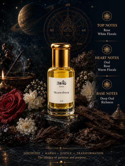 shaneshwar - Saturn Attar - handcrafted attar - Anandrasa