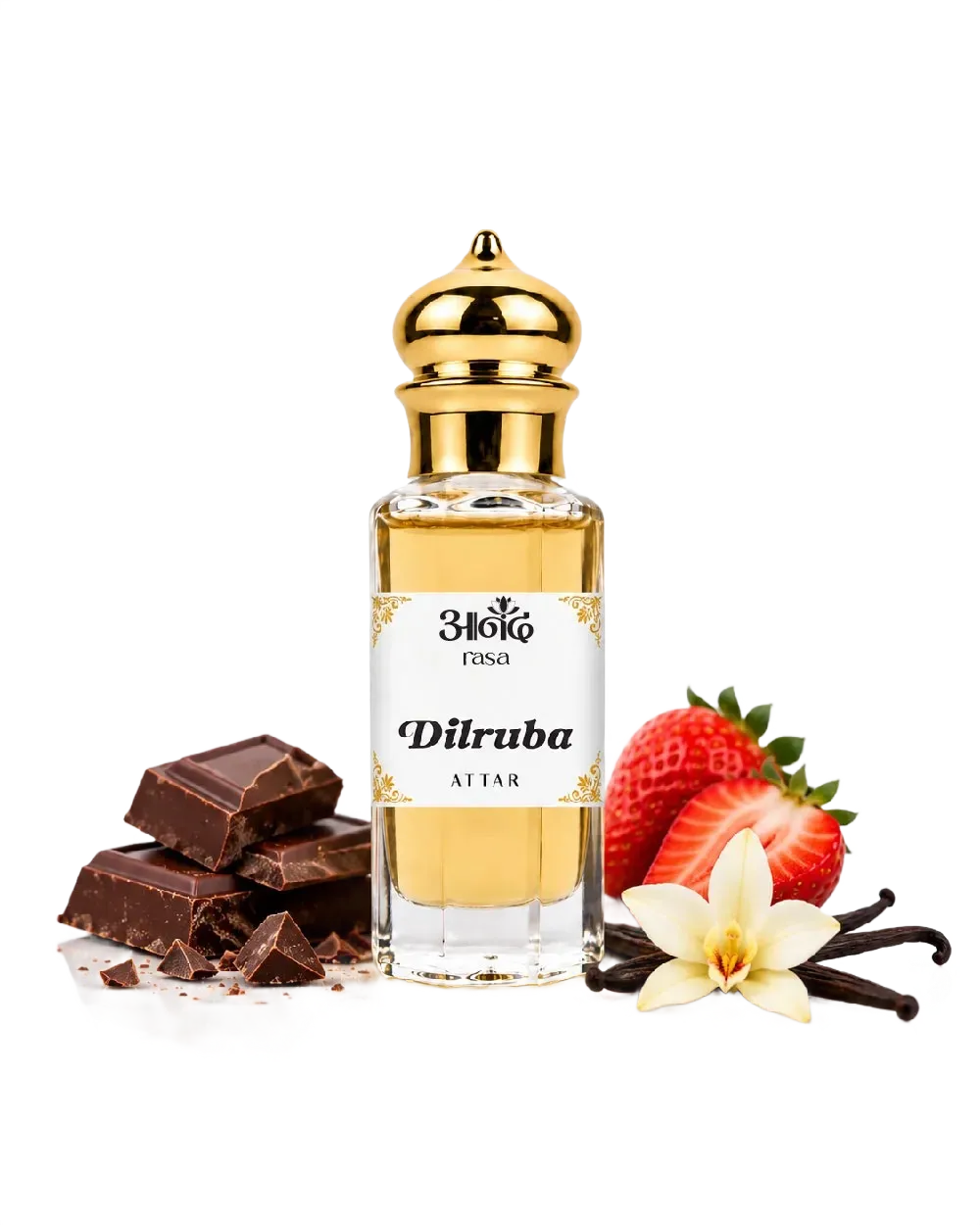 Dilruba Attar – Fruity Gourmand Love Attar — luxury Prem Rasa, romantic luxury perfume oil | Anand Rasa