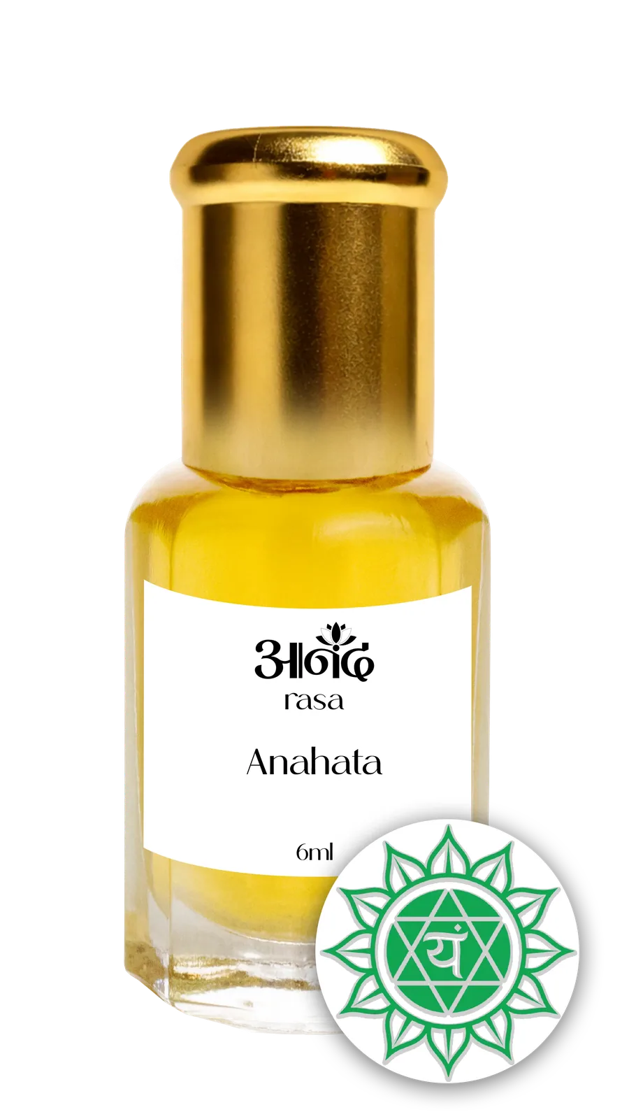 Anahata – Heart Chakra Oil — luxury Chakra attar, chakra-aligned spiritual perfume oil | Anand Rasa