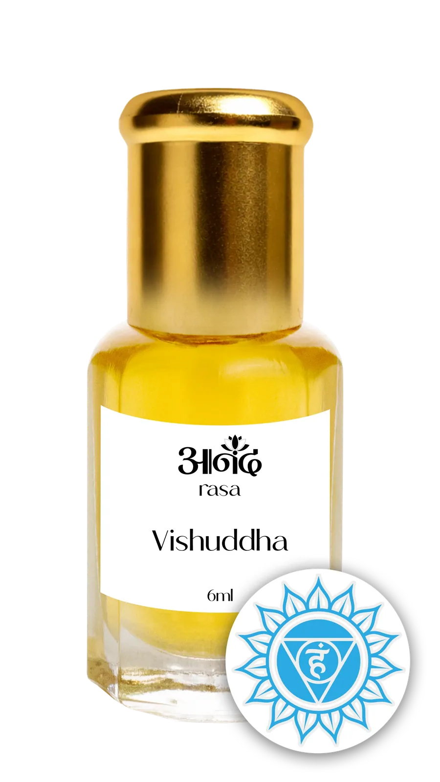 Vishuddha – Throat Chakra Oil — chakra attar bottle